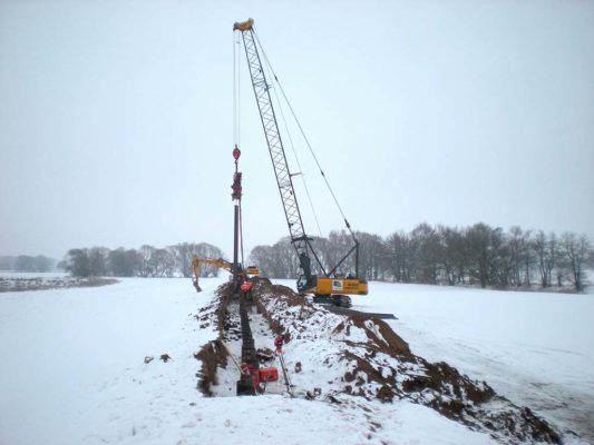 Deichsicherung an der Mulde