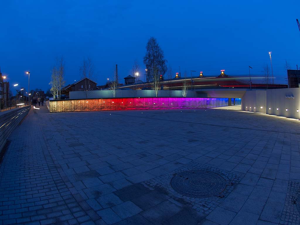 Trog bzw. Unterführung am HBF Lingen