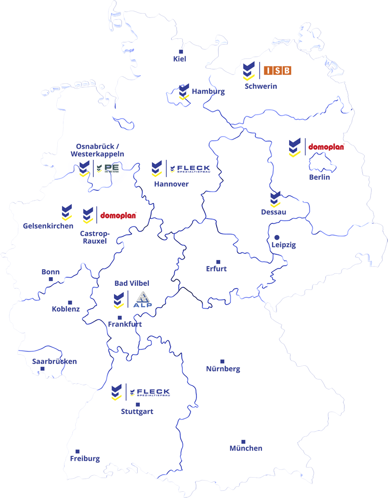 Standorte von Echterhoff