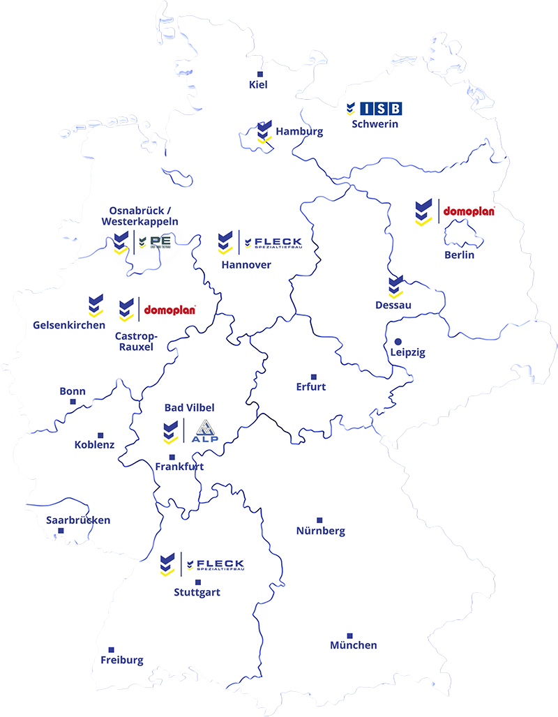 Standorte von Echterhoff